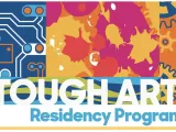 A colourful illustration with the text 'Tough Art Residency Program'.