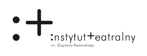 Logo for Zbigniew Raszewski Theatre Institute, in which a plus symbol replaces several letters of the name.