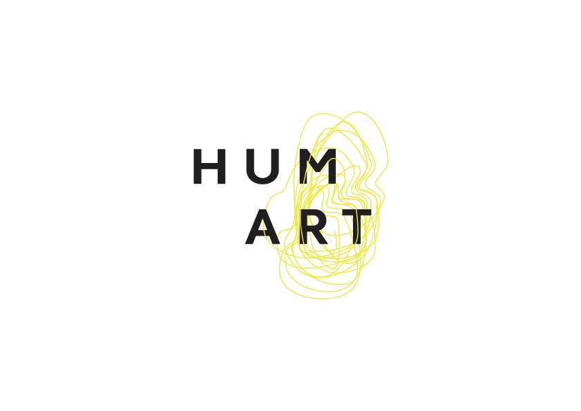 Humart with coloured lines around it.