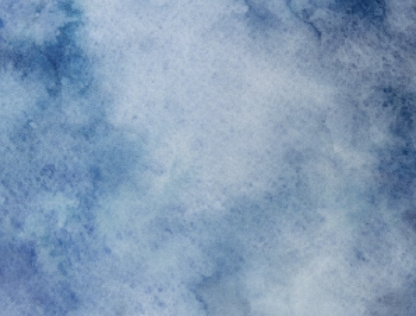White clouds in a blue sky. 