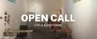 'Open call' on a photo of studio space. 