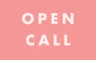 'Open call' on a light coloured background.
