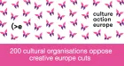Title of the article with coloured butterflies, the CAE branding. 