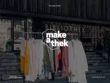 Title of the call on a photo of a rack of clothes. 