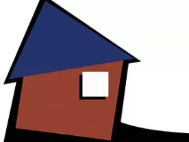 A simple illustration of a house.