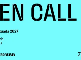 Text of the call on a bright coloured background.