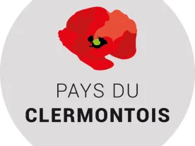 'Pays du Clermontois' with a poppy. 
